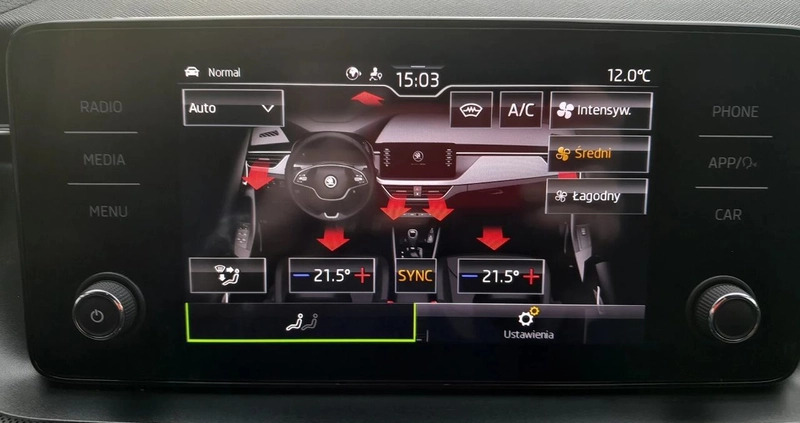 Skoda Scala cena 89900 przebieg: 66707, rok produkcji 2021 z Wyrzysk małe 254